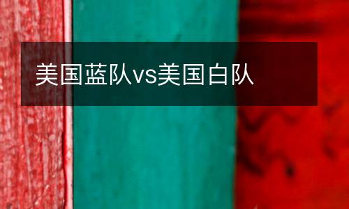 美國藍(lán)隊(duì)vs美國白隊(duì)